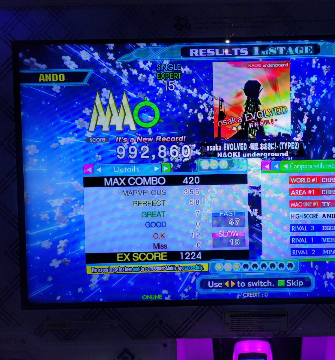 ando_ddr's tweet image. Got AAA on all Osakas!!
Was too proud of the hard work behind these ones not to share ☺️
Shoutout #ANDOCHANSWEEP2023 for the inspo 🫡