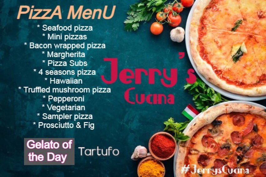 jerry_tuxedo's tweet photo. Folks, welcome 🙏 to Pizza 🍕 Night at #JerrysCucina 
Take a seat 💺 and Pumpkin @cathiebun will take your order 
Chef 👨‍🍳 Amaroo made a delicious 🤤 selection of pizzas 🍕 
Meowtender TJ @TJS12145 will provide da drinks 🥤 🍸 🍷 
#CatsOfTwitter #DogsofTwitter #Anipals #Stuffies https://t.co/qvF1Jzktkv