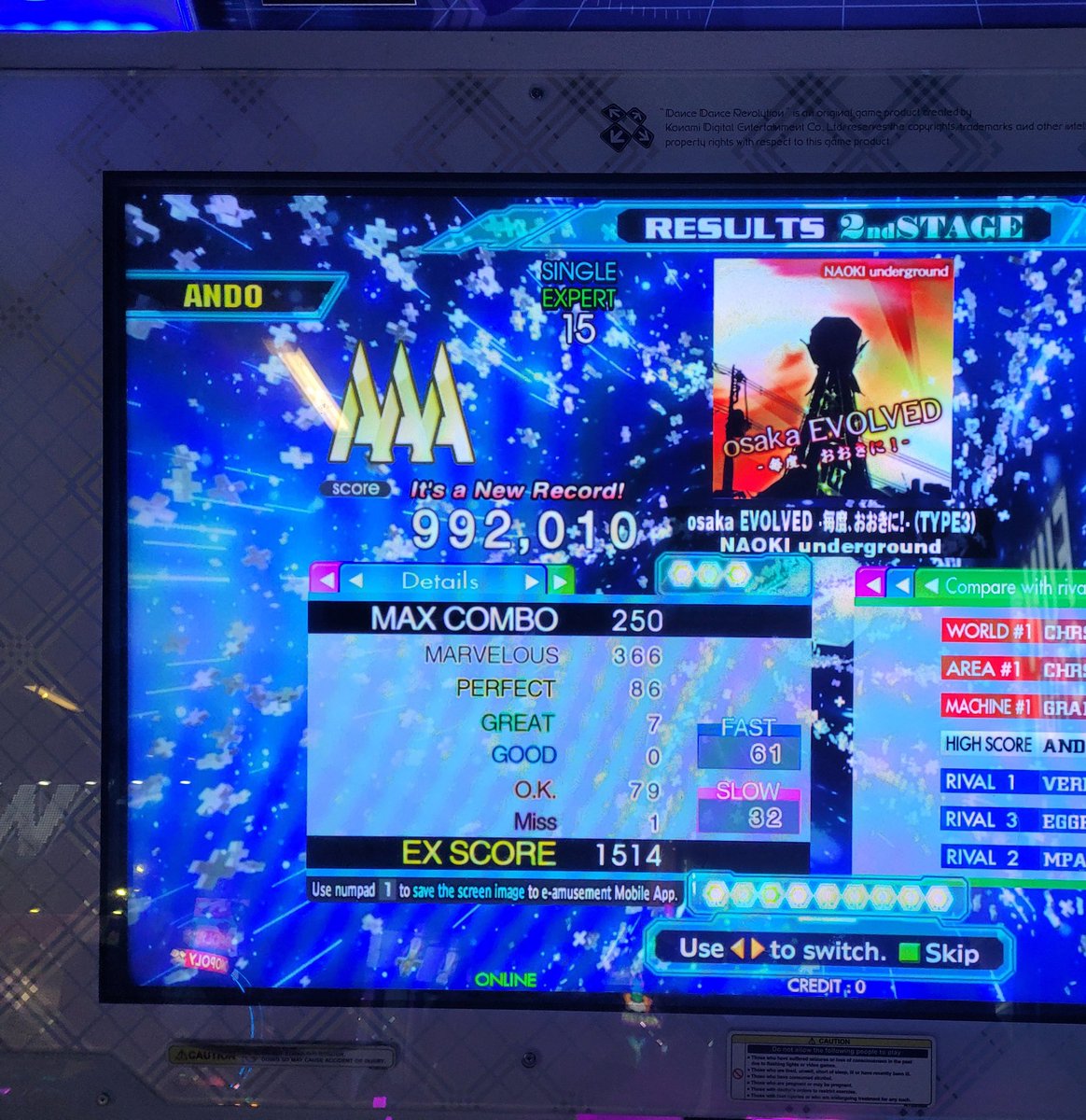 ando_ddr's tweet image. Got AAA on all Osakas!!
Was too proud of the hard work behind these ones not to share ☺️
Shoutout #ANDOCHANSWEEP2023 for the inspo 🫡