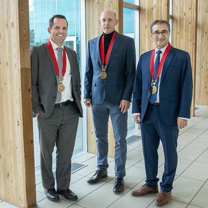 UtahCoE's tweet photo. PCOE has announced the naming of 3 new Endowed Professorships to Masood Parvania, Kody Powell, and Florian Solzbacher. For a more in-depth dive into their work, read more at: https://t.co/k2FYkLvxoE
#PriceCollegeOfEngineering #UniversityOfUtah #EndowedProfessorship #UtahPCOE https://t.co/TDNJuwM3Gm