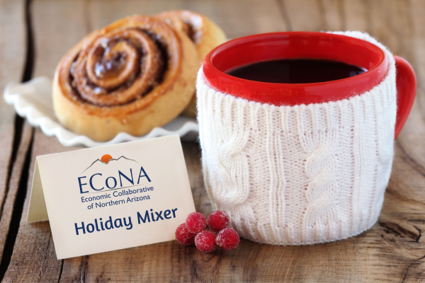 EconaAZ1's tweet photo. Join us on Wednesday, Dec. 13 for a morning Holiday Mixer at the ECoNA office in downtown Flagstaff.🎄🥂

Enjoy beverages from Noble Ground Coffee and cinnamon rolls from Honey Pie Bakery as we celebrate the successes of 2023 and the joy of this special season. https://t.co/ht5MmBYrlD