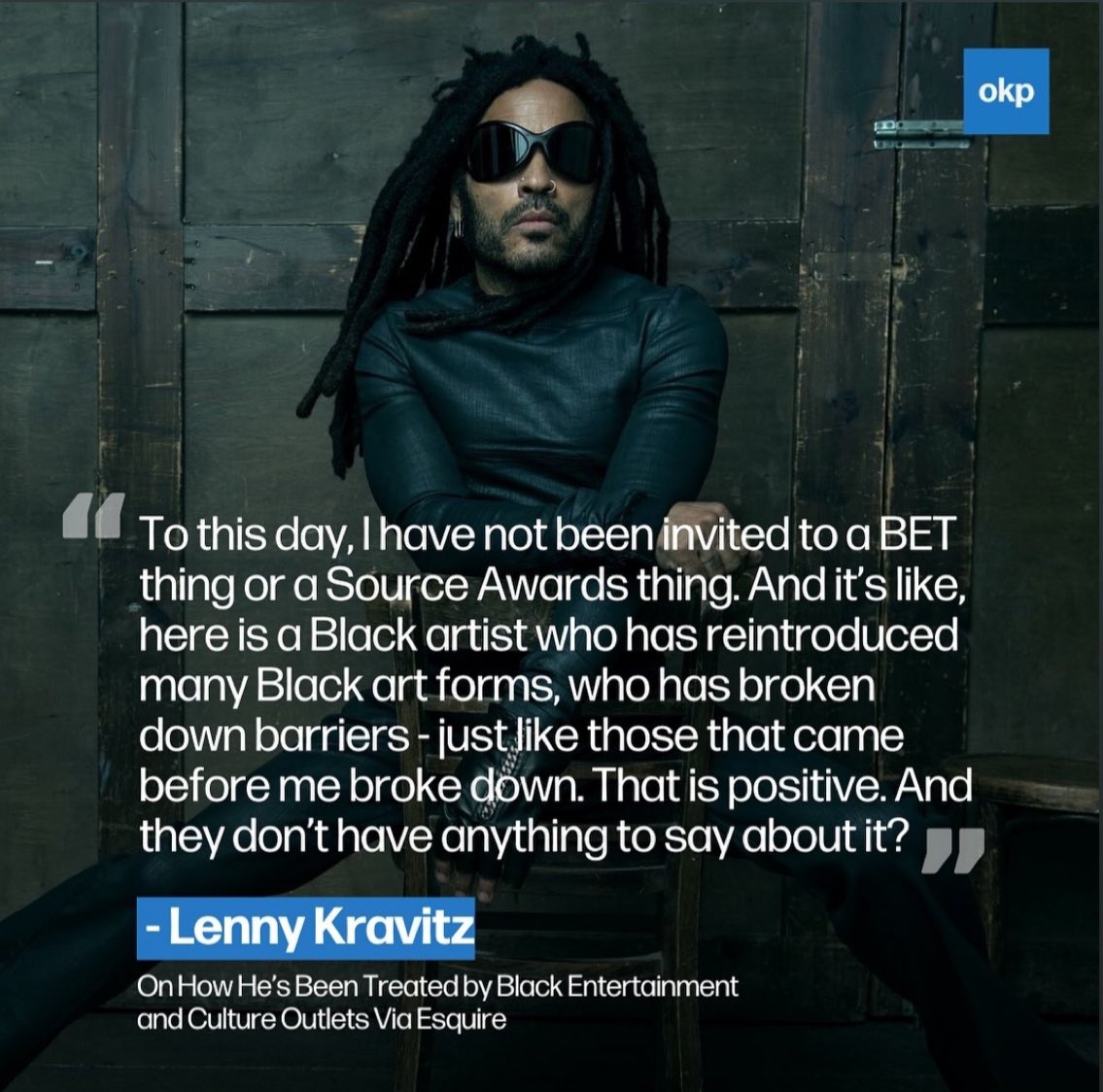 Oh Lenny kinda cleared black media with this quote 👀