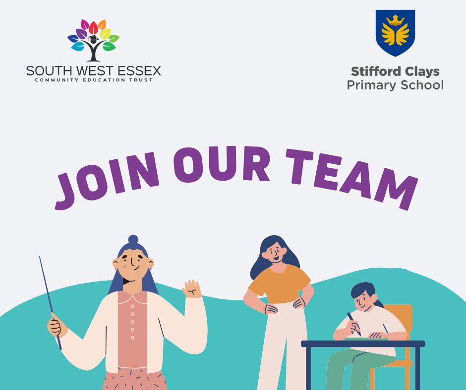 Stifford Clays Primary School is on the lookout for a caring and enthusiastic #LearningSupportAssistant to join its friendly Nursery team. 🌟

👉 If you're ready to make a positive impact in a nurturing educational environment, apply now: swecet.org/vacancies/lear…

#ThurrockJobs
