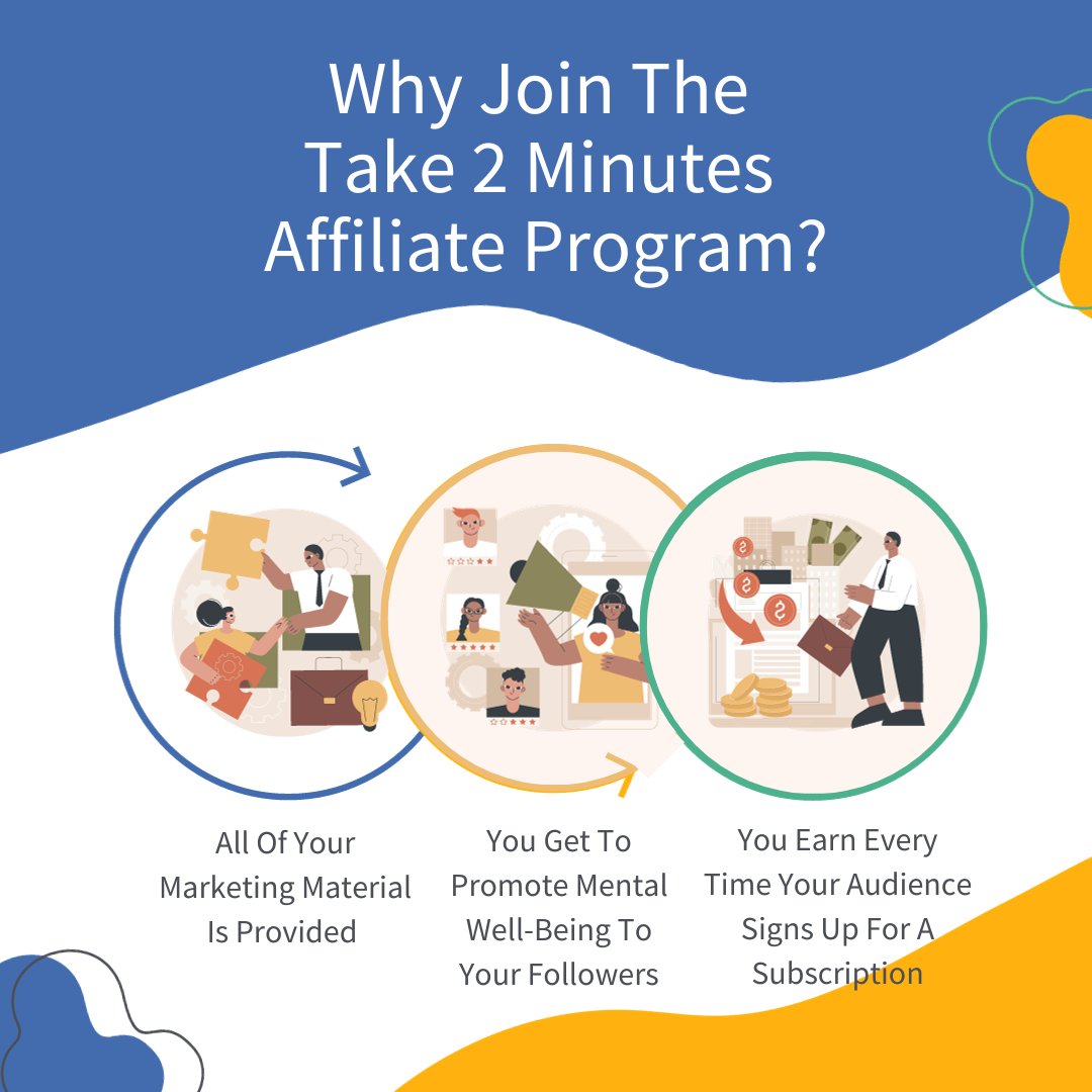 take2min's tweet photo. 🌟 Join Take 2 Minutes Affiliate Program &amp; go beyond earning! Share life-transforming tools &amp; embrace a mission aligned with your values. Each referral you make is a step toward collective well-being. https://t.co/F0jSrqq4oo https://t.co/WrgxYcSjhQ