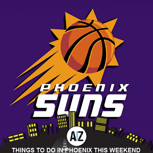 THINGS TO DO IN PHX THIS WEEKEND: Cheer on your Suns team at the Footprint Center Saturday! #phoenix#phoenixaz #phoenixarizona #phoenixlife #phoenixevents