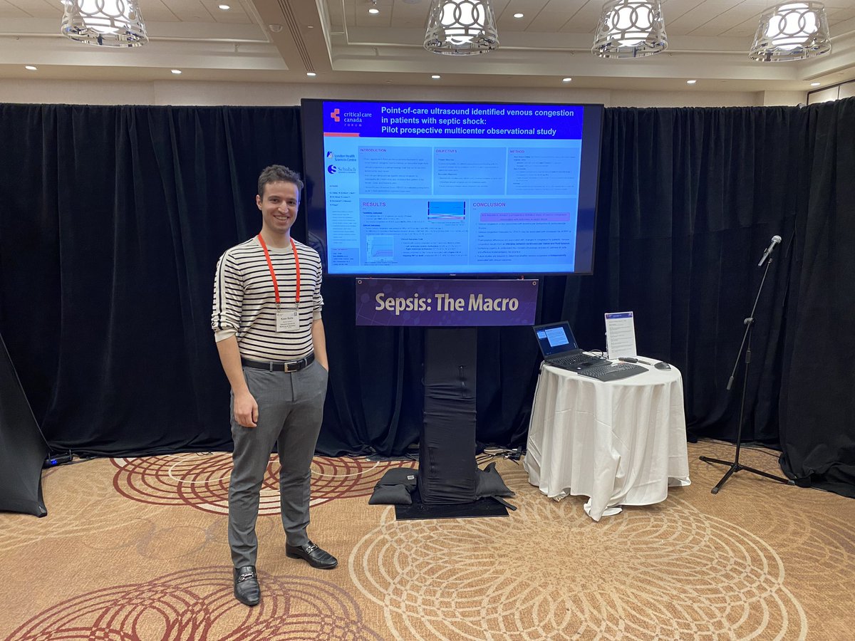 John Basmaji (@john_basmaji) on Twitter photo Is a definitive observational study evaluating the impact of venous congestion, measured using VEXUS feasible? <a href="/KaanBalta_/">Kaan Balta</a> presents our findings at <a href="/CCCForum/">CCCF</a>
<a href="/ross_prager/">Ross Prager</a> <a href="/KimLewisMD/">Kim Lewis</a> <a href="/Bram_Rochwerg/">Bram Rochwerg</a> <a href="/MaratSlessarev/">Marat Slessarev MD PhD</a> <a href="/arntfield/">Robert Arntfield</a> <a href="/mys_wong/">Michelle Wong-Adey</a> Is a definitive observational study evaluating the impact of venous congestion, measured using VEXUS feasible? <a href="/KaanBalta_/">Kaan Balta</a> presents our findings at <a href="/CCCForum/">CCCF</a>
<a href="/ross_prager/">Ross Prager</a> <a href="/KimLewisMD/">Kim Lewis</a> <a href="/Bram_Rochwerg/">Bram Rochwerg</a> <a href="/MaratSlessarev/">Marat Slessarev MD PhD</a> <a href="/arntfield/">Robert Arntfield</a> <a href="/mys_wong/">Michelle Wong-Adey</a>
