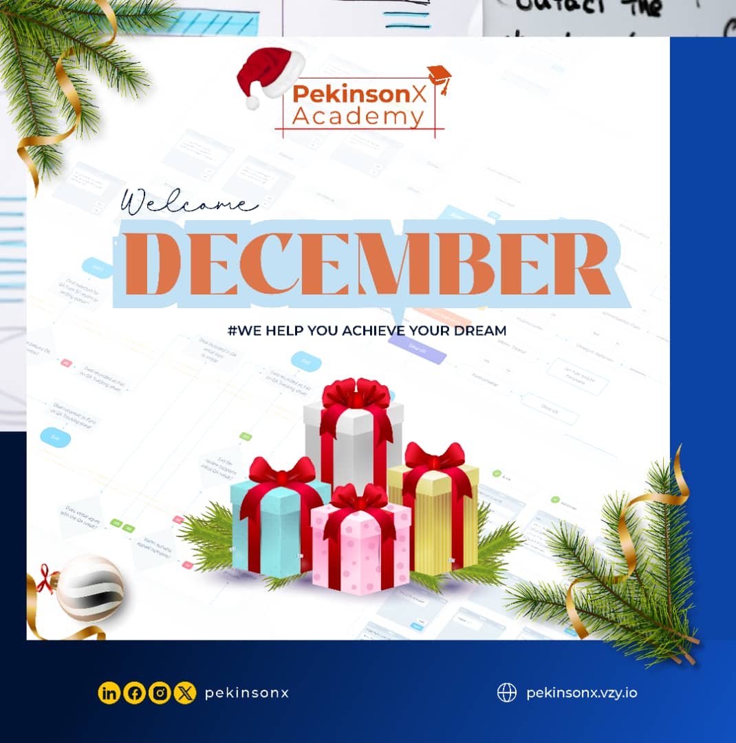 PekinsonX's tweet photo. Launching into December with a canvas of creative possibilities on our design platform! As UI/UX designers, let's infuse this month with innovation, seamless experiences, and a touch of design magic. 
#pekinsonx #Academy #uiux #design #solution #DesignDecember #UIUXInnovation https://t.co/TWklxg9fKU