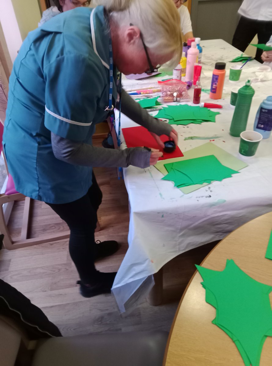 More creativity from the ladies on Norbury ward engaging in OT therapeutic activities on the ward