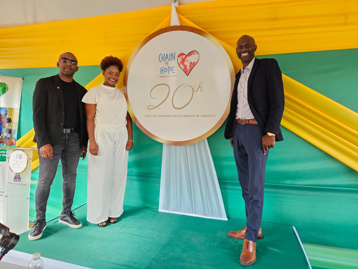 newkgnrotary's tweet image. Join us in celebrating our partners, Chain of Hope, 20th Year of Service in Jamaica. Thank you for #CreatingHope for our future. 🎉

#newkgnrotary #createhope #peopleofaction