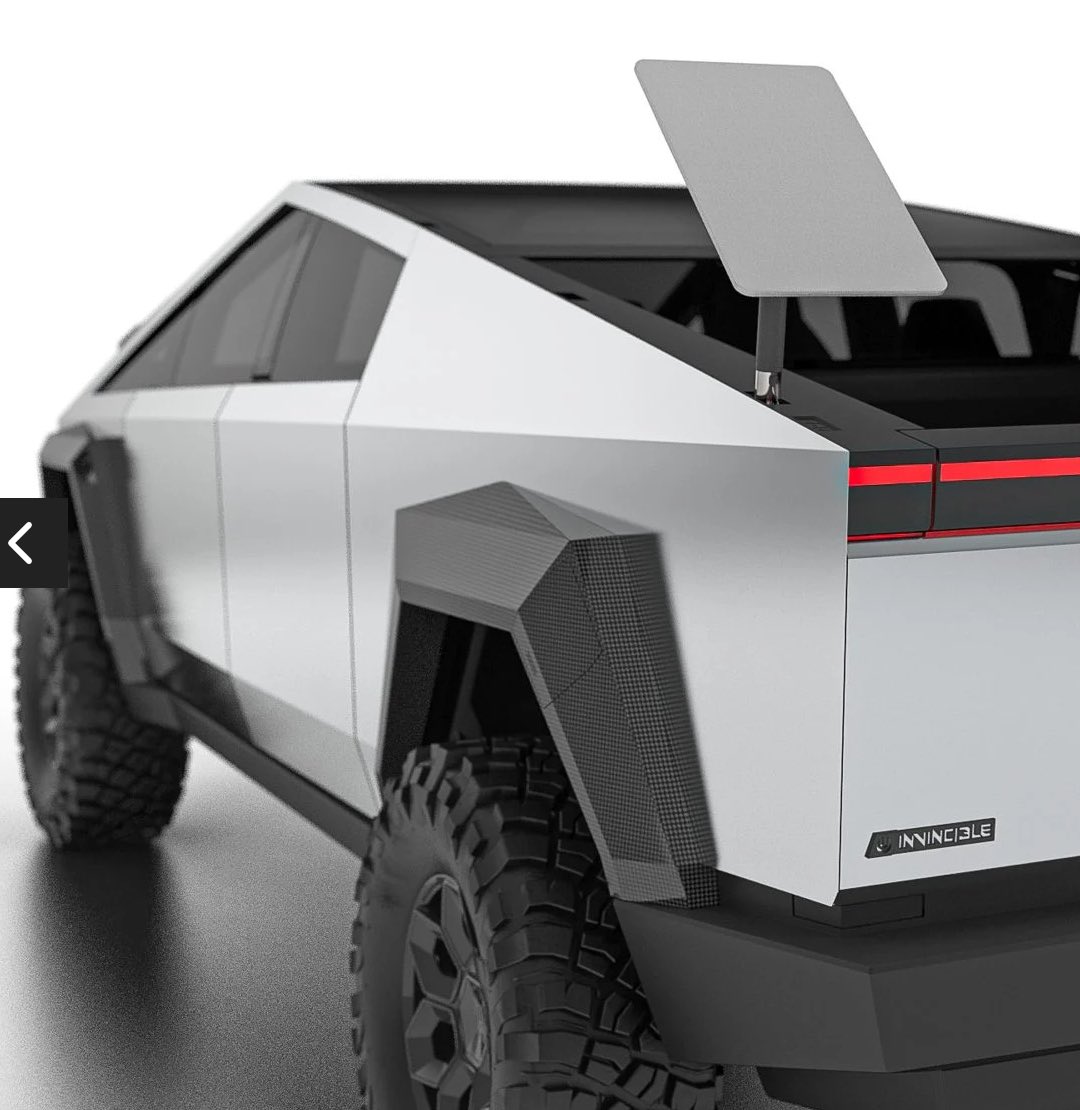 SawyerMerritt's tweet photo. NEWS: @UnpluggedTesla has just unveiled a whole line of Cybertruck accessories.

Shop: https://t.co/Mfe3A4Xyee https://t.co/dbmQpHg2GX