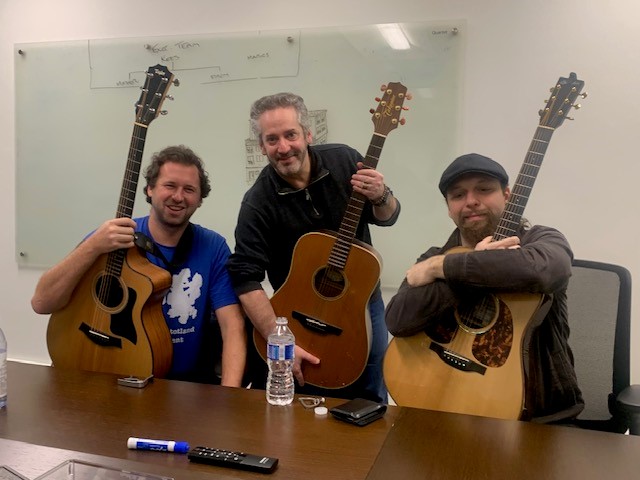 NoahsolomonOWM's tweet photo. Thanks to @rstots for stopping by the @OutcomeWM office today to play some of his very fun songs for us. Of course, I had to join in with a bit of playing of my own! https://t.co/GuOnznEMTn