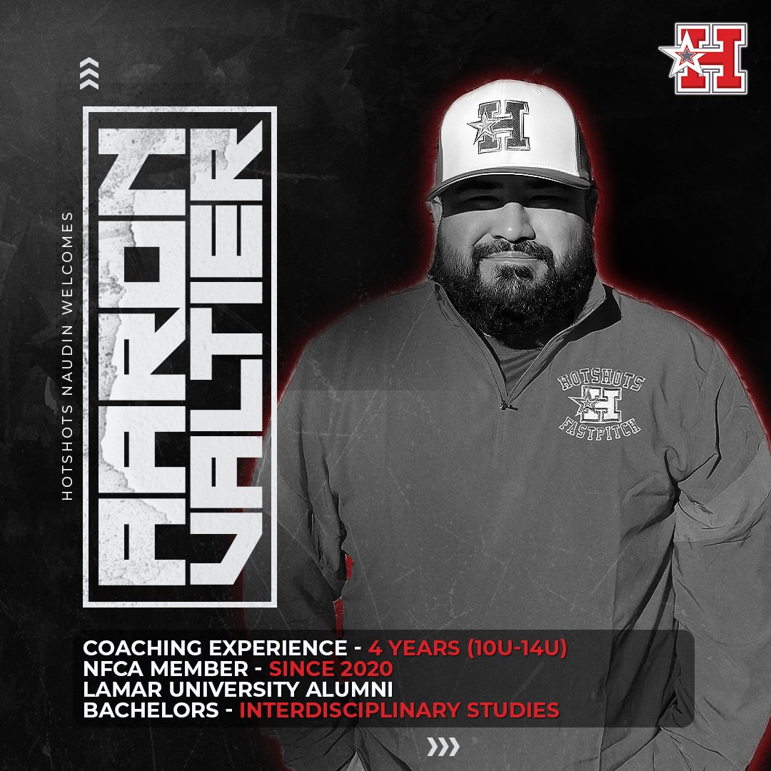 Hotshots Naudin (@hotshotsnaudin) on Twitter photo We are excited to announce that Aaron Valtier is joining our Coaching Staff for our 14U Program. He is an outstanding Coach that is All In on preparing his athletes for success. Welcome to The Hotshots!
Brick by Brick.
<a href="/hotshotsnation/">Hotshots Fastpitch</a> We are excited to announce that Aaron Valtier is joining our Coaching Staff for our 14U Program. He is an outstanding Coach that is All In on preparing his athletes for success. Welcome to The Hotshots!
Brick by Brick.
<a href="/hotshotsnation/">Hotshots Fastpitch</a>