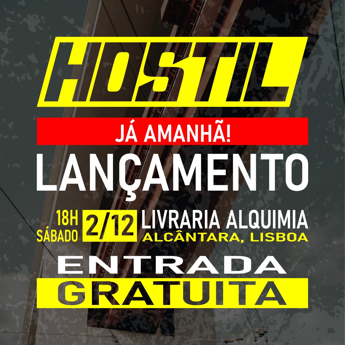 hostilpt's tweet photo. É já amanhã. Não percas! 🟨⬛️⚡️
#lançamento #portugal #patriotismo #pátria #técnica #metafisica #filosofia #metapolitica #multipolaridade #europa #civilização #tradição #tradicional #ecologia #arte #revelação #posmodernismo #hostil #acçãohostil https://t.co/BNulhgIKtq