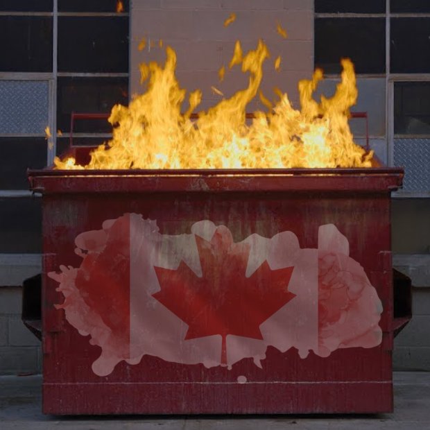PoliticPoutine's tweet image. Trudeau's playbook: Divide and conquer. From French vs. English to East vs. West.  Enough with the division! Canadians deserve a leader who builds bridges, not walls. Let's unite, find common ground, and put out this dumpster fire together. #Canadians