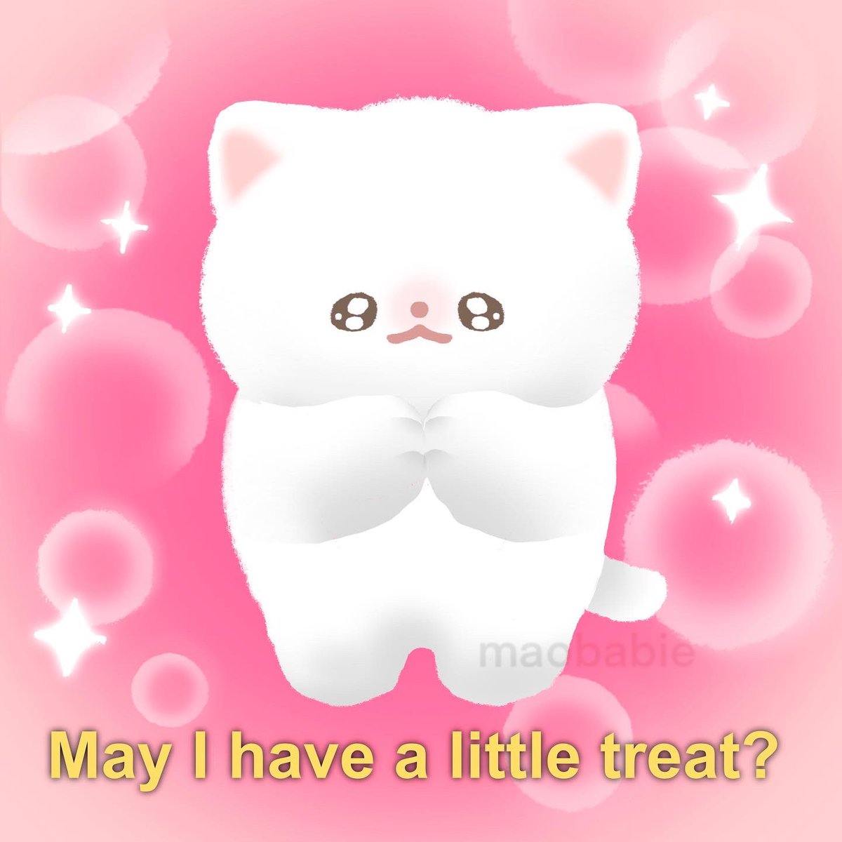 maobabie's tweet photo. Would you give a treat?? https://t.co/iLAxfqxFnw