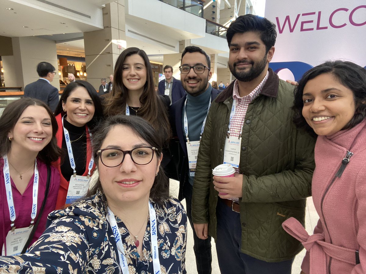 What a great experience attending the Introduction to Academic Radiology (ITAR) at #RSNA2023 with this incredible group and new friends. @UTMBRadiology @MoozhanNikpanah @RitaMLahoud @amsatei @Meghan_JairamMD @Traesongs @vgrama01 @AlexaJanda