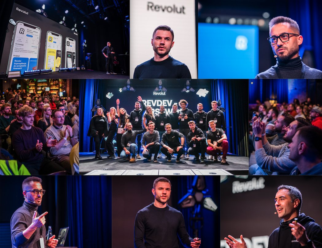 StefanBogucki's tweet image. #RevDev Warsaw this week was a blast 🚀 Large audience, multiple questions for speakers @wjptak and Arek Biela, backstage discussions and great vibes 🔥 We have to repeat in 2024 😎 Meanwhile if you know someone thinking about a career change 👉 t.ly/nnxWP #Revolut