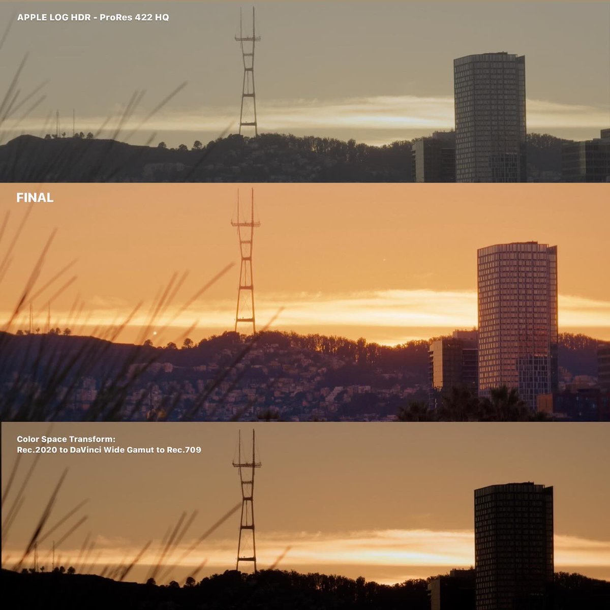 AtharvSaini2's tweet image. Testing out the IPhone 15 pro max’s log ProRes 422 HQ mode using the Blackmagic camera app and then grading in Resolve. Very surprising, it feels almost like 13+ stops of dynamic range. Definitely a fan of this 🥳
#iPhone15ProMax #blackmagic