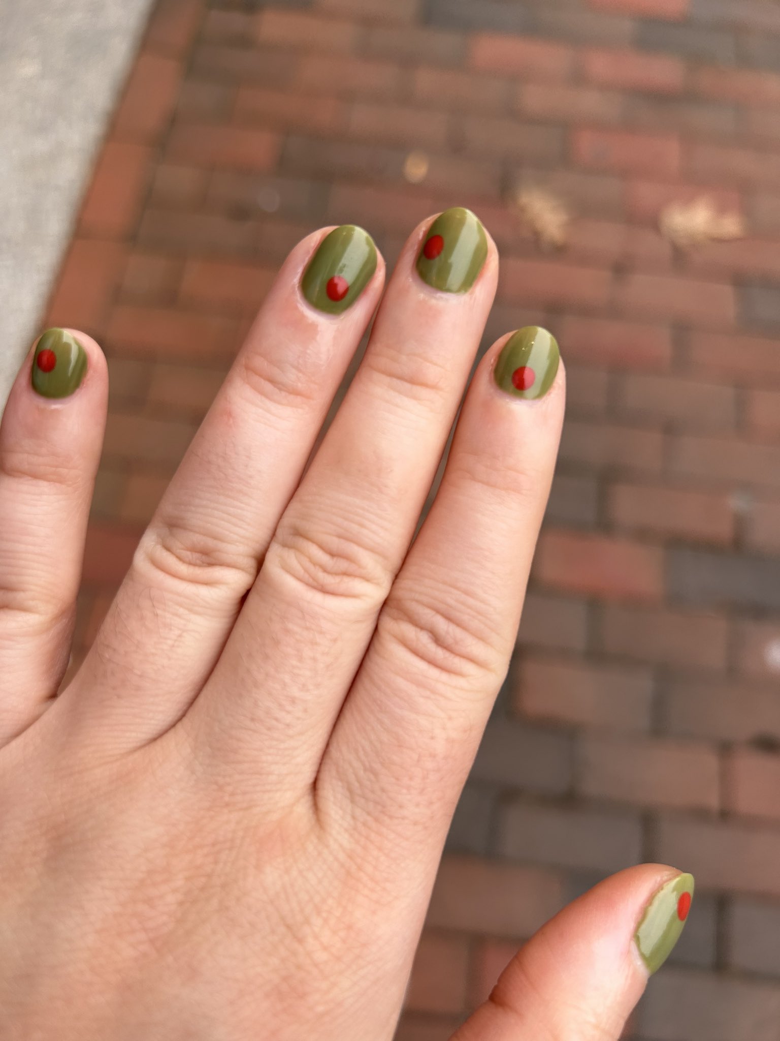 Olive Delight | Luxury Press On Nails – Dank Claws