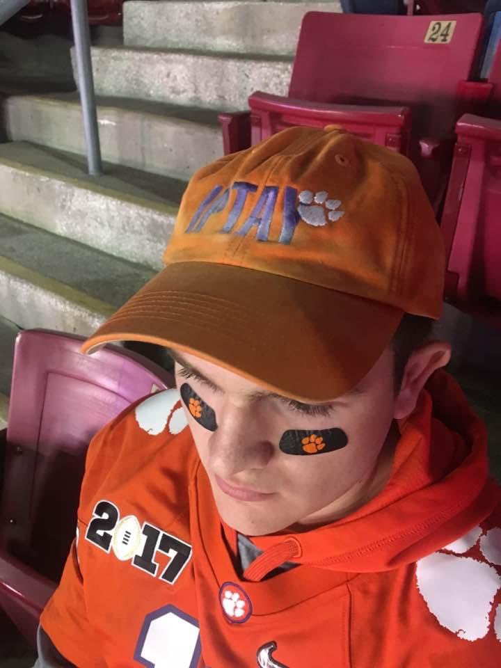 gjohnson523's tweet photo. @ChiClemUCasual It was unreal. My grandpa (Class of ‘67) died a month before the game and I wore his old IPTAY hat to the game. Even after Bama scored with a minute left in the game I knew they left Deshaun way too much time https://t.co/DOGVKMhxHR
