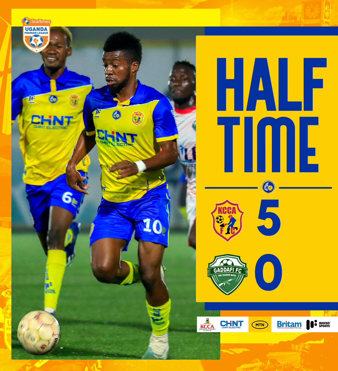 joshuanagenda's tweet photo. Yo have got to love some of these performances and the message in the score line was clear. 

We are getting the groove on, and soon this will be an everyday thing.

Well done boys, we build on this.

#KCCAGAD 
#StarTimesUPL https://t.co/0lqLHSXT15