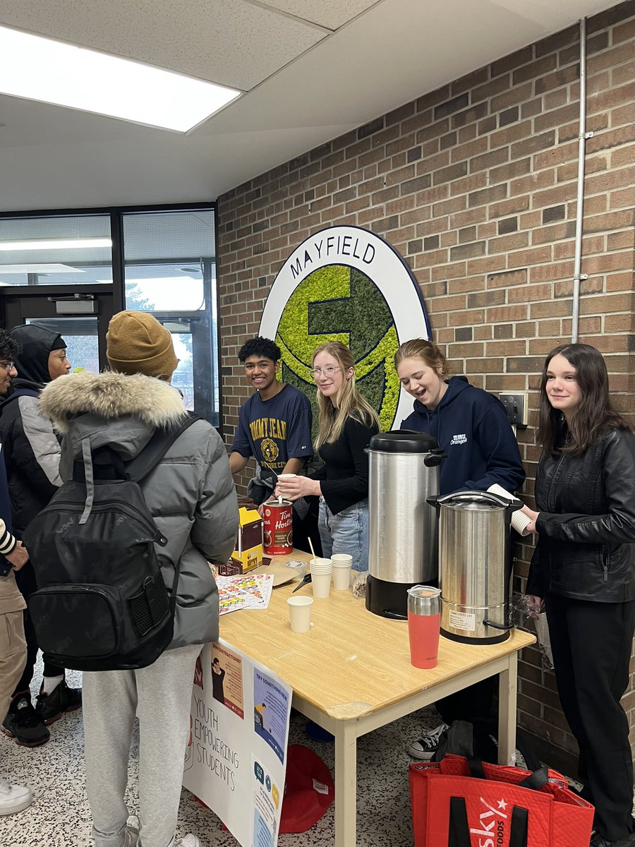 Serving up smiles and hot chocolate for mental health! <a href="/principalfreier/">Paul Freier</a>