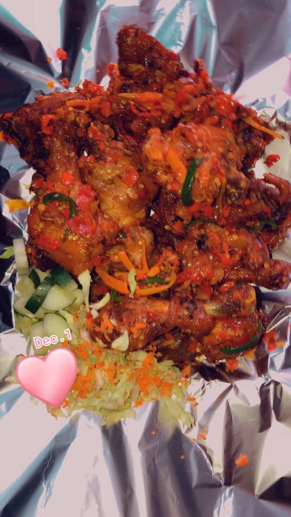 Spicy Pepper Chicken delivered. 
#FullChicken  #6500 #Yummy #Tasty #Fresh #Delicious
#Kaduna #UngwanBoro 08034403608