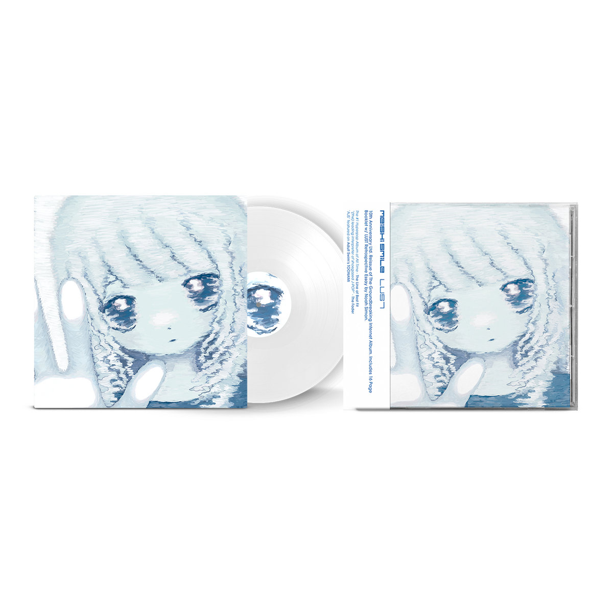 LUST 10th Anniversary CD + LP Pre-Order on Bandcamp (RIP)! Includes New Retrospective Essay + Bonus CD of 10 Unreleased Tracks 🔵 meishismile.bandcamp.com/album/lust-10t…