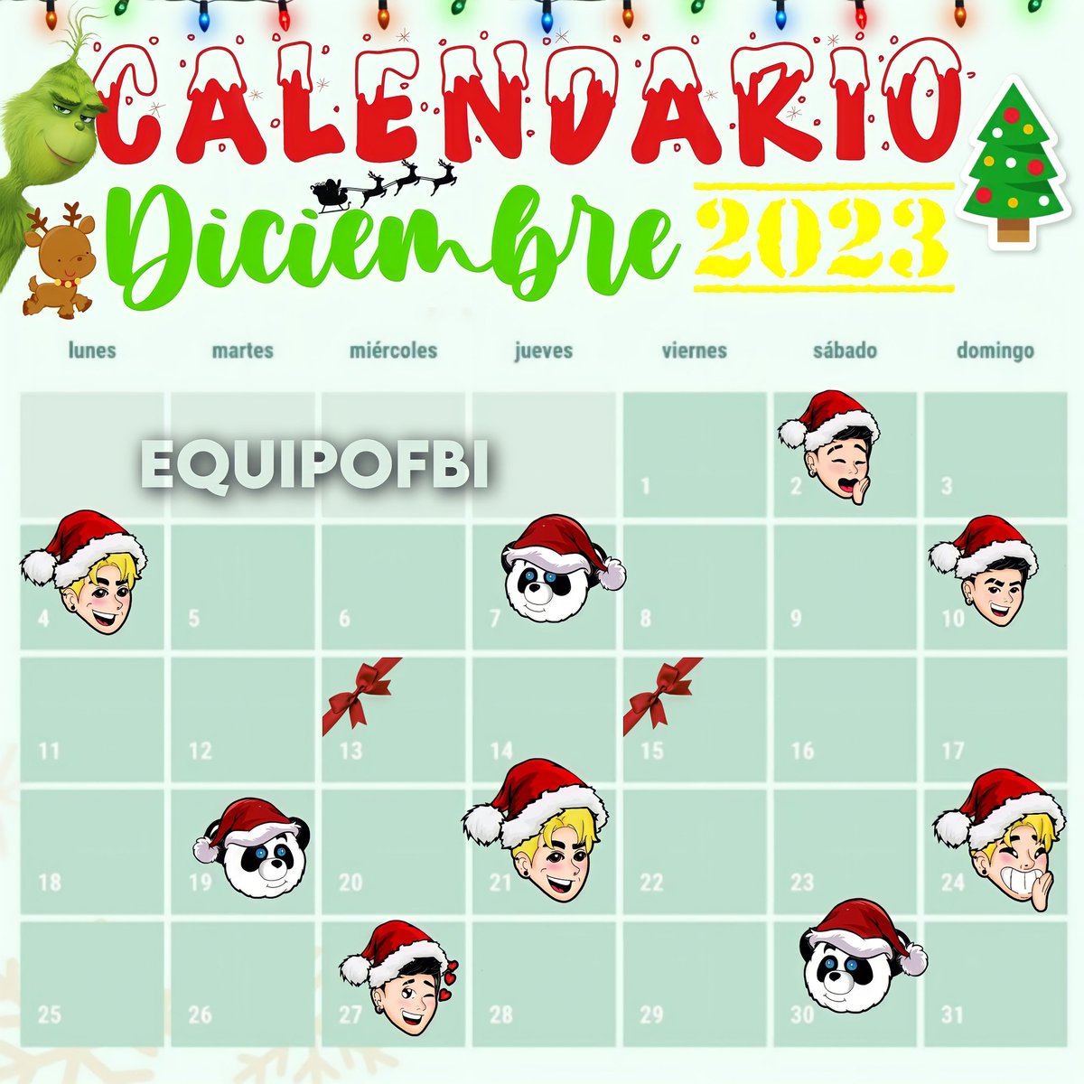 EquipoFbi's tweet photo. Este mes no puede pasar por alto...
Como somos aventureros de corazón... 
Celebraremos mucho mucho…
Pasen la voz, este año se celebra por todo lo ALTO...🎅🎄 https://t.co/aRkj1aHMQX