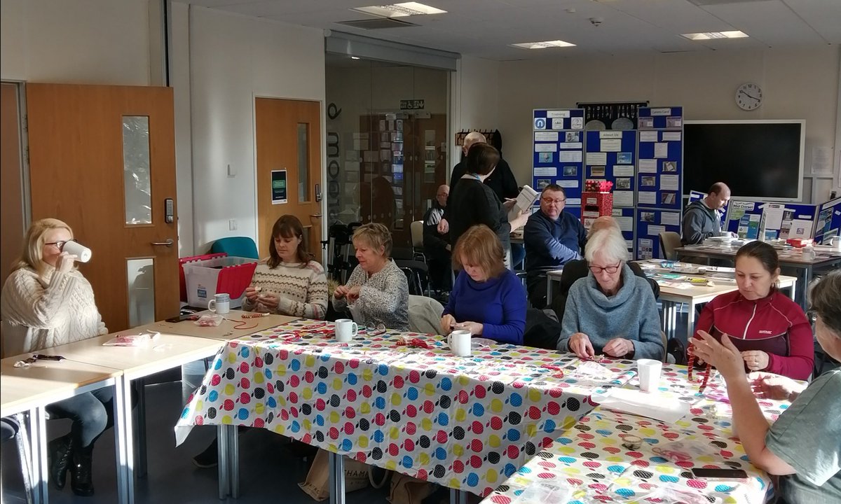 A couple of pictures of the workshops we held today in partnership with <a href="/CarersDorset/">Carer Support Dorset</a> and <a href="/MidDorsetPCN/">Mid Dorset Primary Care Network</a>