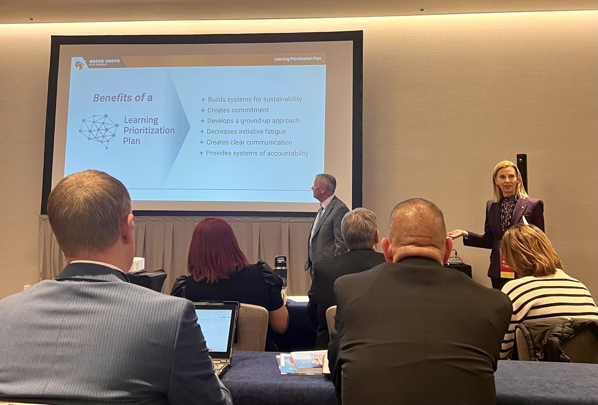 jacinsmith's tweet photo. 📣 Thrilled to share that our @k12boost CEO Michael Langevin, teamed up with @BeechGroveSupt to present at #LeadIASPP on our Learning Prioritzarion Plan.🚀 Proud of the collaborative efforts of our SPI team that made this possible. https://t.co/6epFHbx0p2
