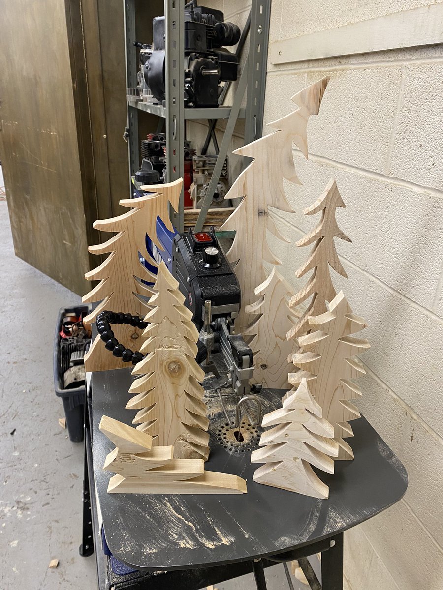 sigurdvincent's tweet photo. @RVMiddle RVMS students are back at it this year with scroll saw work, mats for homeless and 4 stroke engine maintenance .#asds #nbed #newbrunswickcanada #carpentry #engineering https://t.co/rGaT14zCLZ