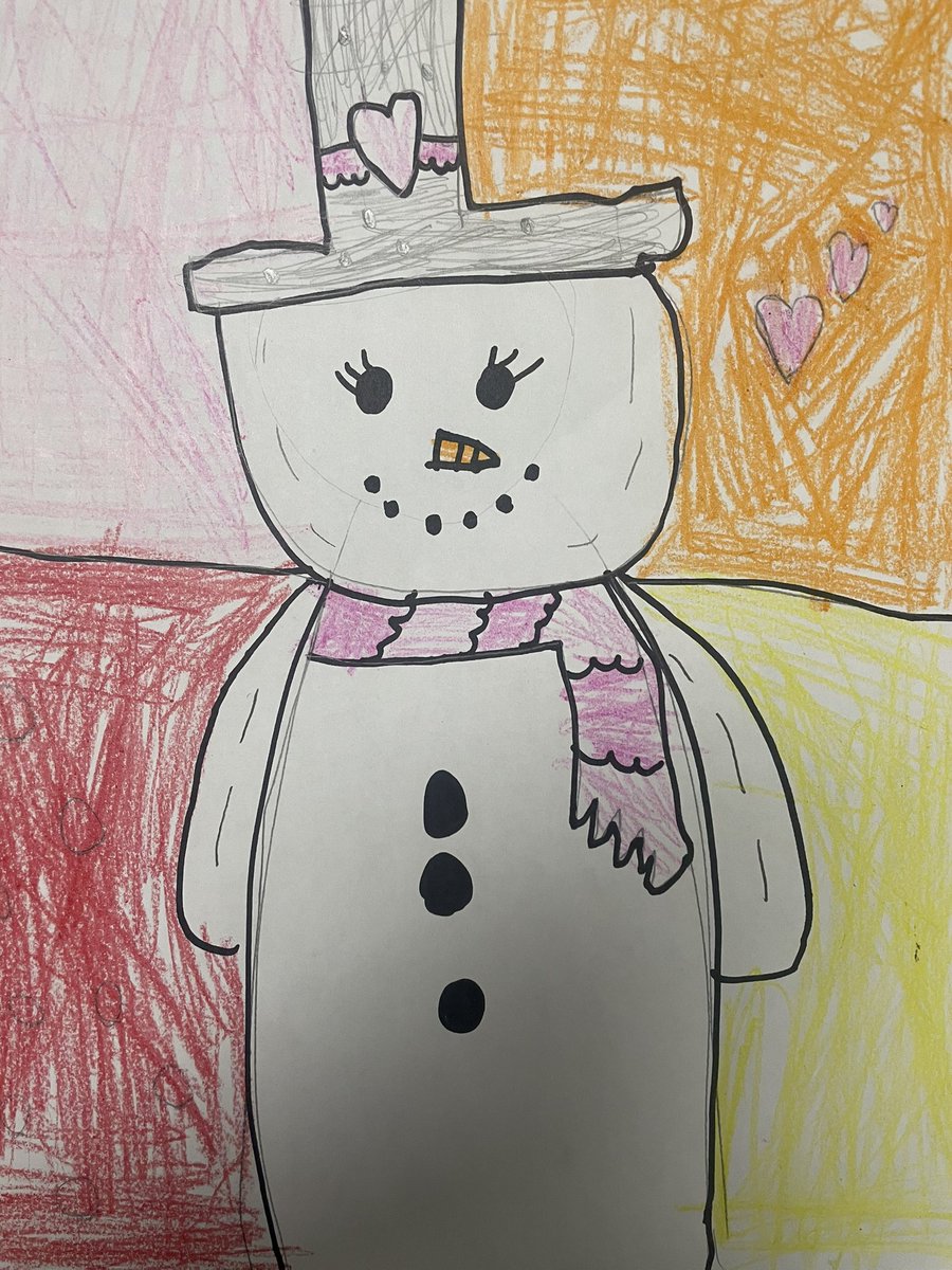 MsBurnsOCSB's tweet photo. Warm &amp; Cool Snowman ⛄️ https://t.co/68y26nHuua