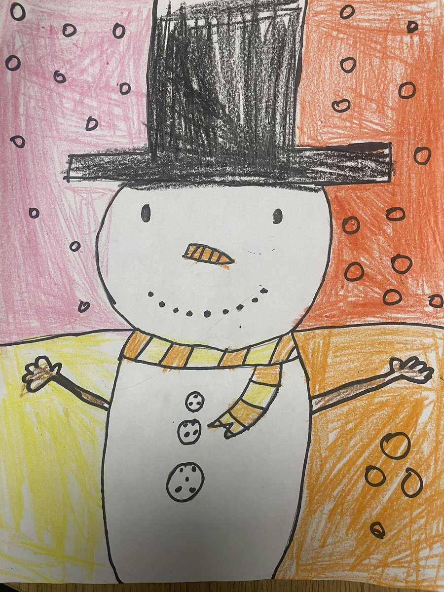 MsBurnsOCSB's tweet photo. Warm &amp; Cool Snowman ⛄️ https://t.co/68y26nHuua