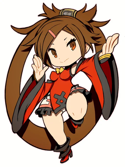 蔵土縁紗夢さん。GGSTにいそうでまだいないんですよね・・・ #ギルティギア #格ゲーキャラ描こうぜ 