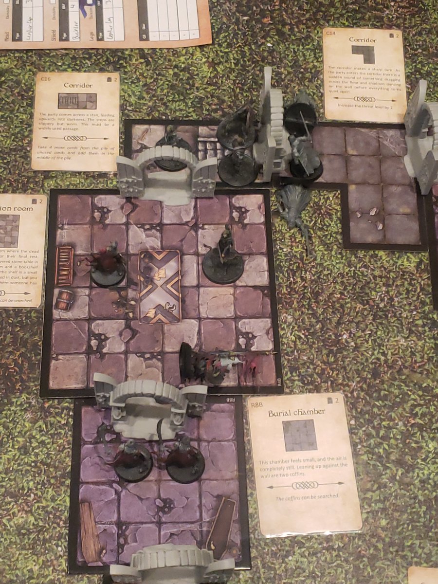 pearsesd's tweet photo. Combat Round 3
1 Dead Skeleton
2 Dead Wights
Threat Level 7
Scenario Check 4
#dnd #osr #adnd #dnd5e #pathfindet not as cool as #delvingdeeper or #doomstone my #reconbros are as cool as them #riftsbros https://t.co/7B3Xg0sS2M