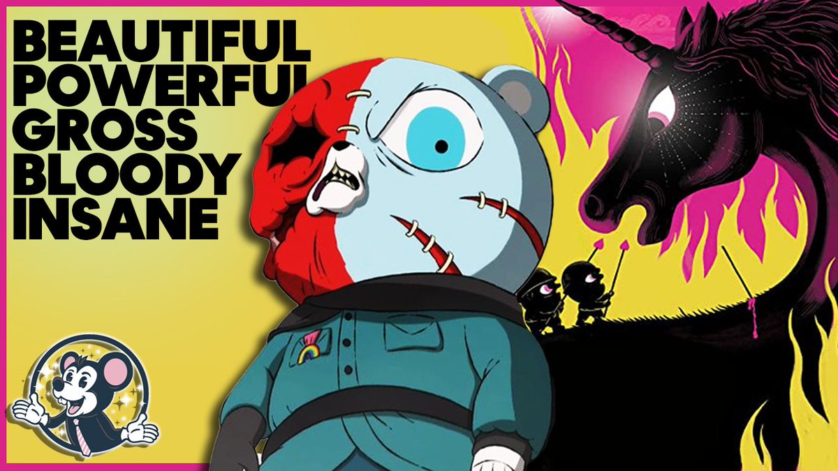 ModernMouseInc's tweet photo. New Video Out!
https://t.co/lBPozTLfH6

I wanted to begin highlighting some independent, foreign, or lesser known animation starting here with Unicorn Wars. Watch my 8 minute video for the recommendation! https://t.co/Mbzzk4kBK6