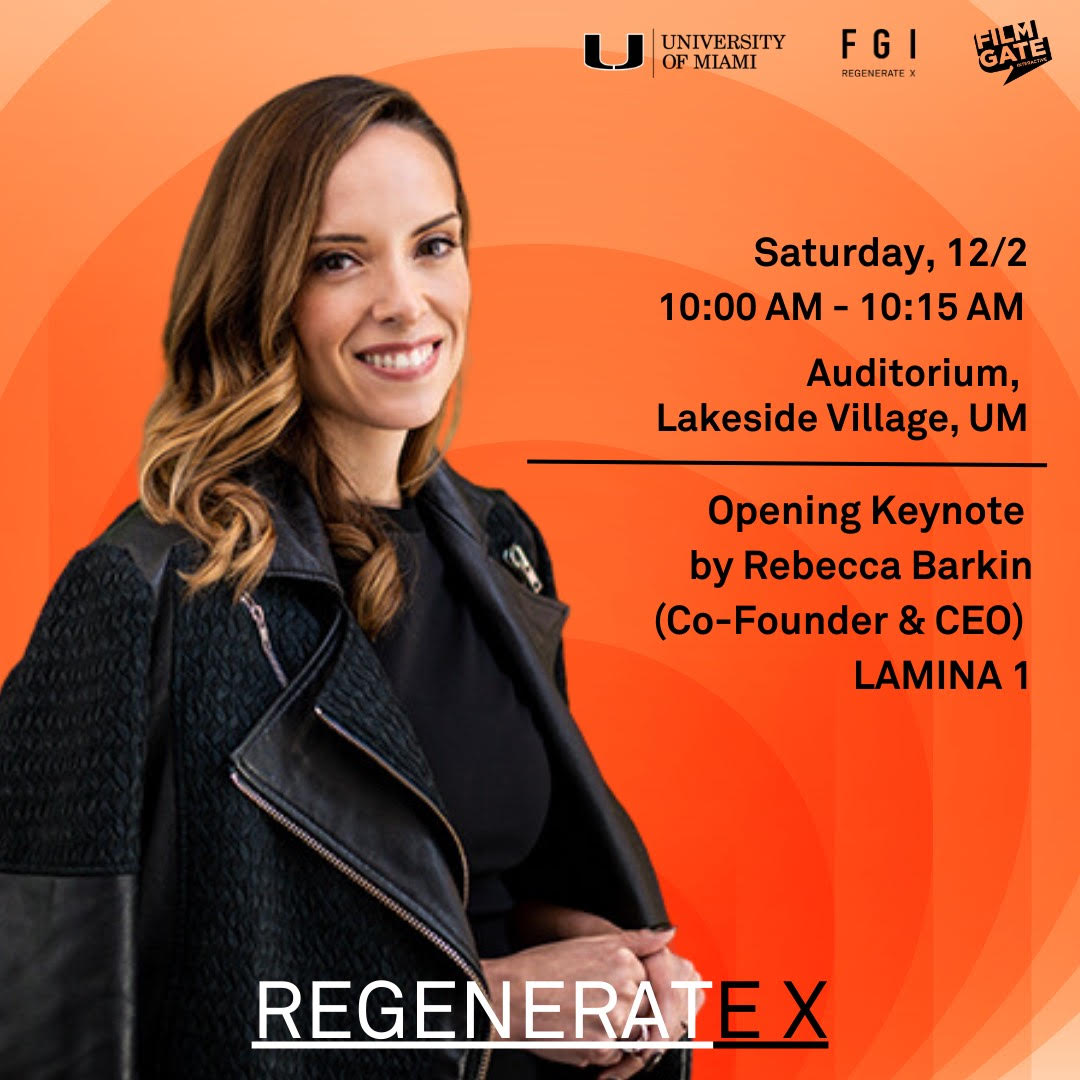 Lamina1official's tweet photo. Tomorrow @FilmgateMiami, LAMINA1 has two back-to-back talks about the future of #immersive, #newmedia and #transmedia experiences.
Ft. L1 CEO @rebeccabarkin @ #fgi #FGI2023
More information at: https://t.co/O4SEXmguJn https://t.co/CrSFKKVcHz