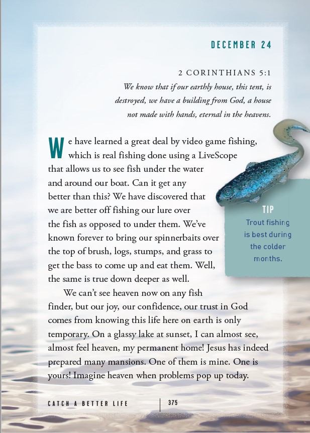 Catch a Better Life - Daily Devotional and Fishing Tip Jimmy's