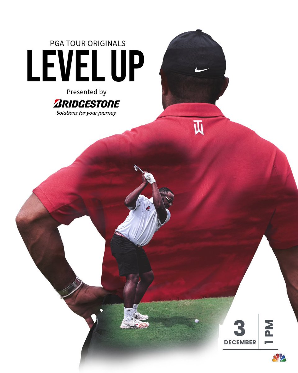 PGA TOUR ORIGINALS “LEVEL UP: BEYOND THE GAME” tells the stories of the country’s top HBCU golfers, including their determination to grow the game of golf, and a surprise moment from the legendary @TigerWoods, who reflects on his own journey. Tune in this Sunday 1PM EST on @NBC