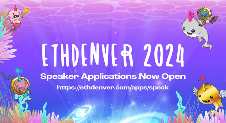 📣 STEP UP TO THE MICROPHONE! Speaker applications for ETHDenver 2024 #YearoftheSporkWhale are open! The Speaker Application is available👇 ⛓️ ethdenver.com/apps/speak