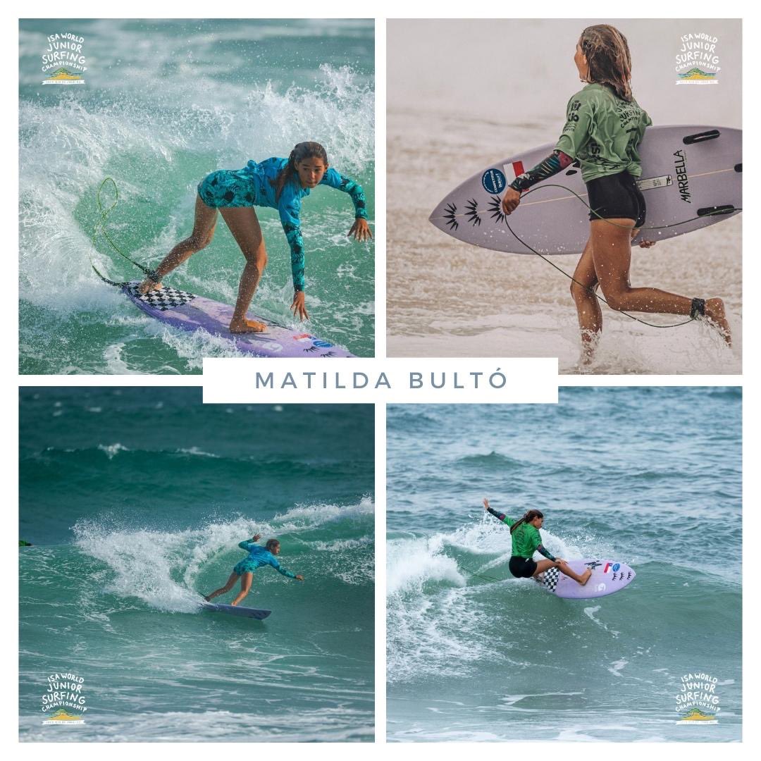 ClubIquiqueSurf's tweet photo. PROMETEDOR DEBUT DE MATILDA BULTÓ EN MUNDIAL JUVENIL @ISAsurfing WJSC 2023. #IQUIQUE https://t.co/5DZJAqiHFs