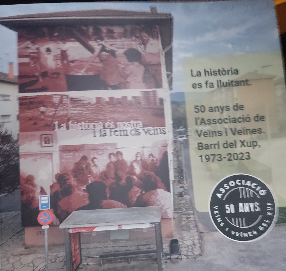 manresaECP's tweet photo. Avui als 50 anys de l'Associació de Veïns i Veïnes del Xup. La història es fa lluitant✊🏻 Per molts més anys de lluita veïnal! https://t.co/74FL2tiBtd