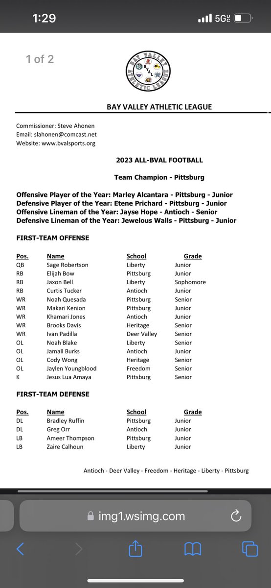 jaylenyngbld1's tweet photo. Blessed to be recognized as 1st Team All BVAL 🙏🏽
@Freedom_Athltcs @thepress_sports https://t.co/AqgeB0lI8d