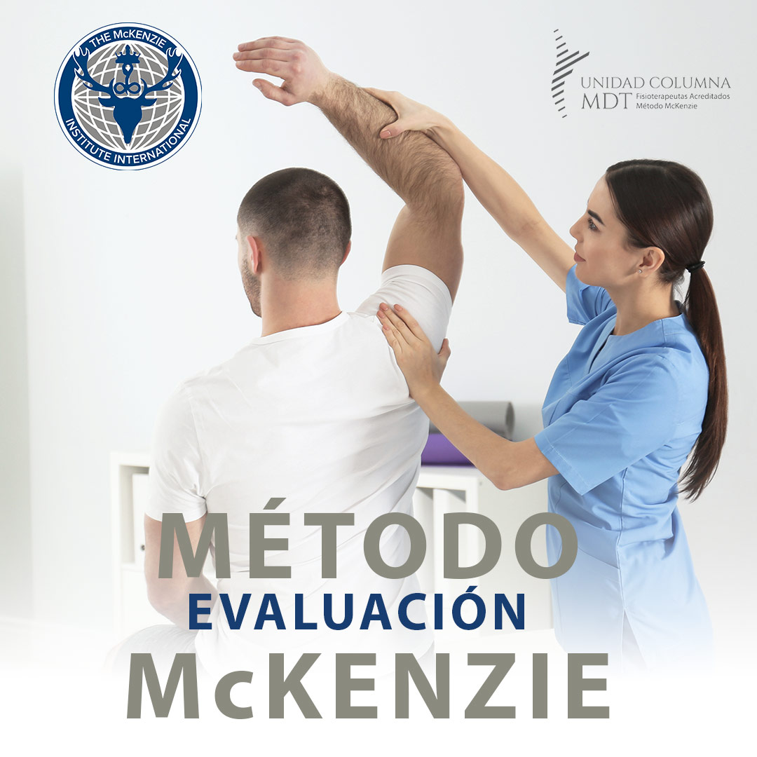 EVALUACIÓN
El Método McKenzie empieza cuando el Fisioterapeuta Acreditado en el método hace una historia detallada sobre los síntomas y su comportamiento para averiguar si están relacionados o no con posturas o movimientos que se realizan en la actividad cotidiana.