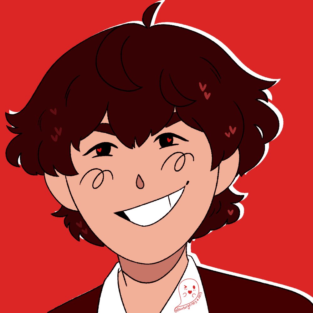 paintergeists's tweet photo. i took part in this!! the final piece looks so lovely ;v; thank you to everyone who made this possible and thank you to mesemoa for bringing so much joy to all of us 🧡🧡🧡

here’s my version of the boys! https://t.co/ZqEl5VCYwC