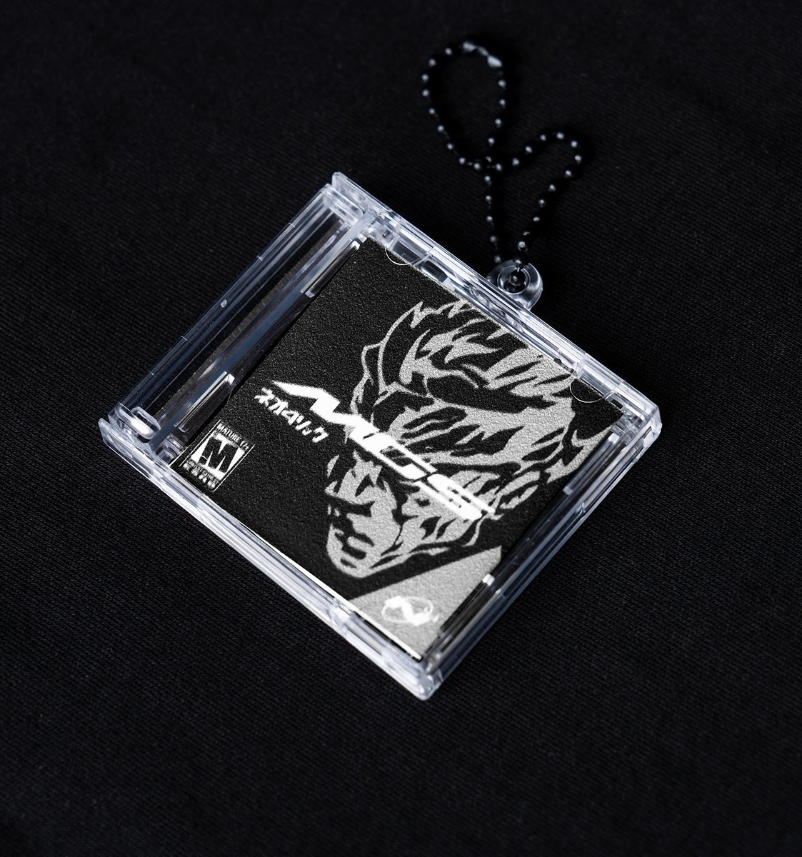 "A strong man doesn't need to read the future, he makes his own." 
Our Metal Gear Solid tribute shirt is up - Each limited edition MGS shirt comes with the mini-cd case and hanging black chain.  #neo4ic
