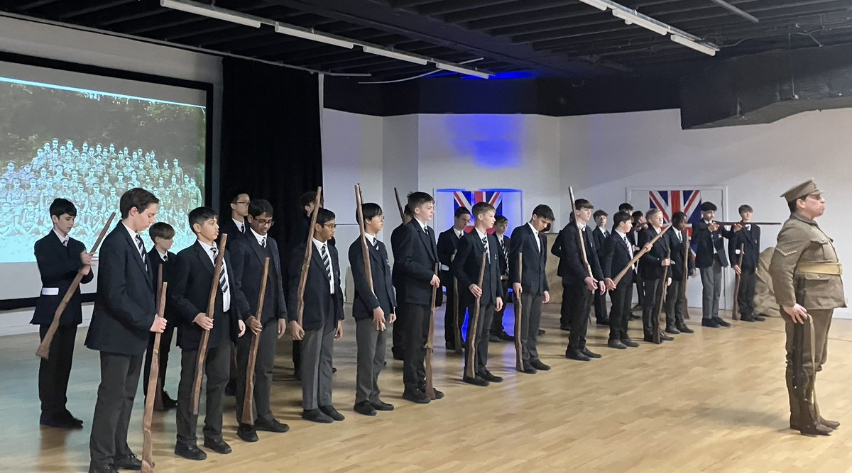 BSBDHistoryDept's tweet photo. Thank you to @Royal_Armouries at Leeds for the warm welcome and wonderful First World War workshops enjoyed by our Year 9 boys over the last two days! https://t.co/Gtwsej7Fz8