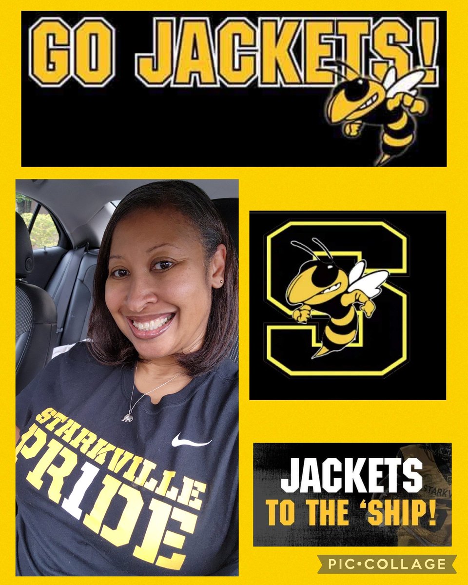 This YellowJacket c/o '95 is screaming from the ATL to Starkville!! @STKJackets Let's Go Jackets!! Bring that 🏆 home!! 
#BlackandGoldFriday #jacketsting #jacketpower 
#youshouldvebeenajacket