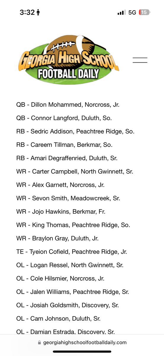 Blessed to be recognized for the All-Reigon Team! @Slytown83 @CoachMoore313 @CoHosch @dj_BluMajik